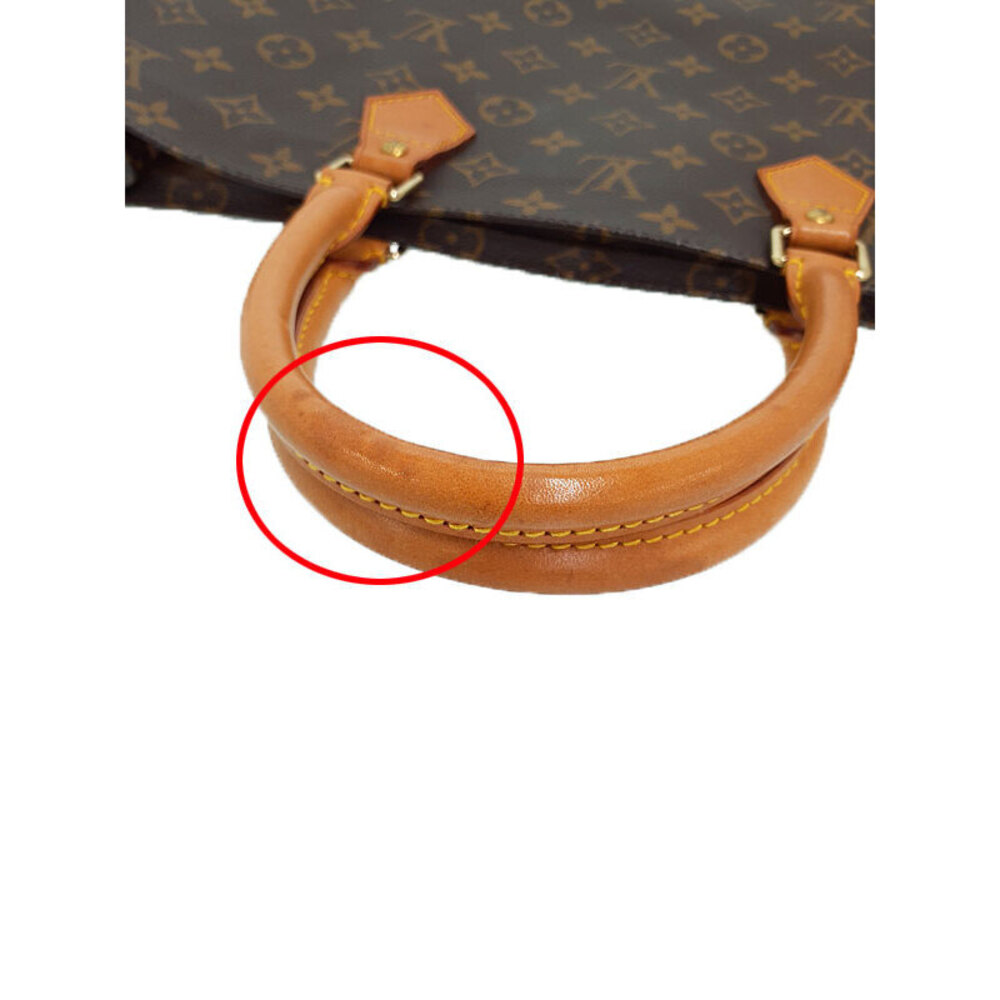 Louis Vuitton Monogram Leather Brown Sac Plat Tote Bag - Picture 6 of 8